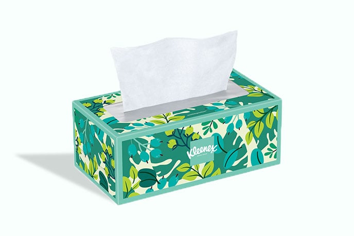 Soothing Lotion™ Facial Tissues - Cube Box