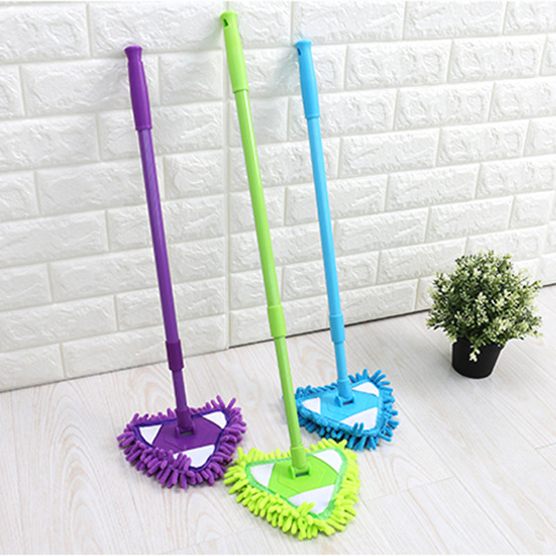 Rotatable telescopic dust removal cleaning mop