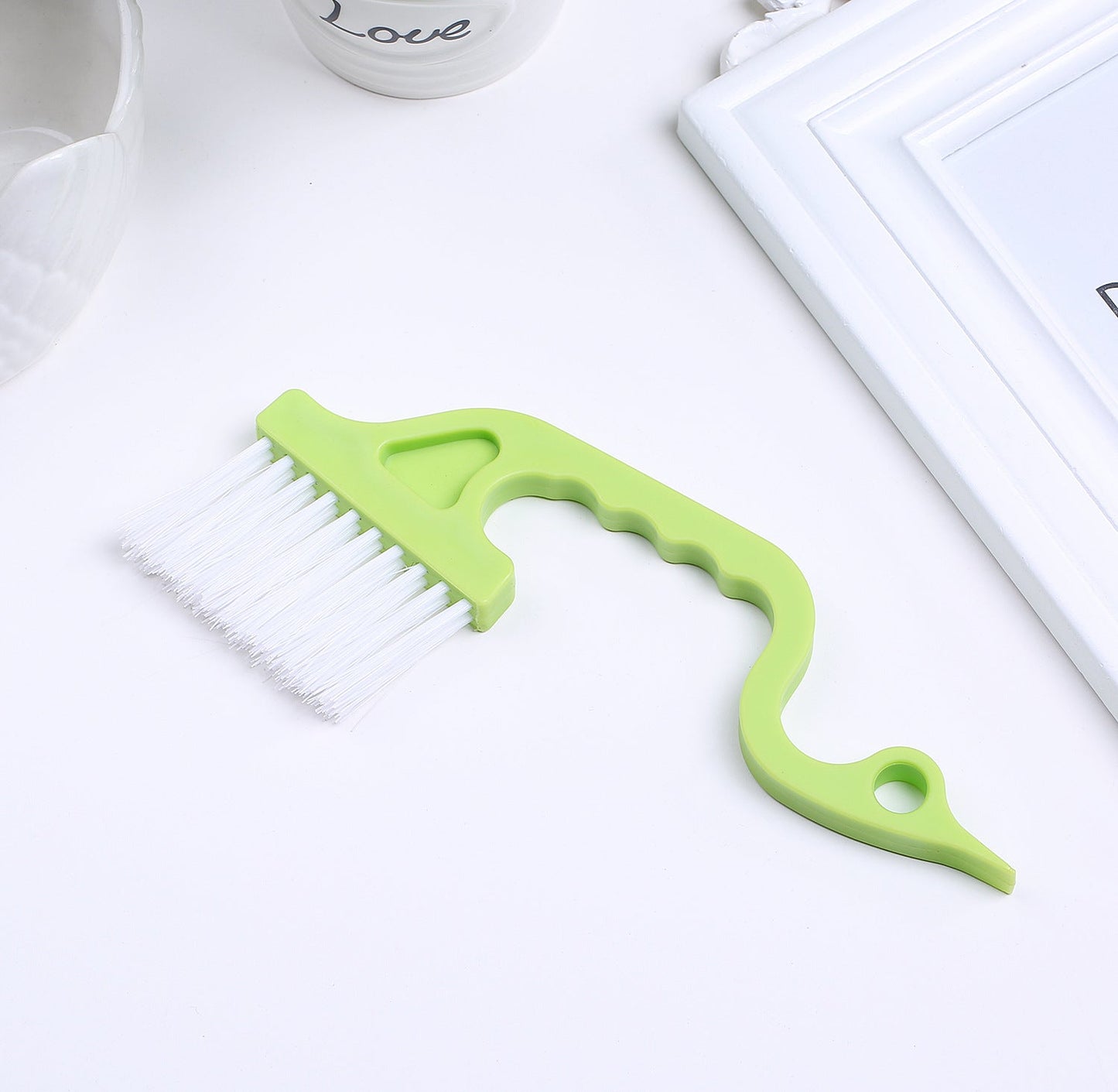 1pcs Multipurpose Window Cleaning Brush Keyboard Nook And Cranny Dust Small Shovel Window Track Cleaning Brushes