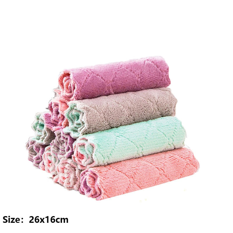 Cleaning Cloth Rags Water Absorption