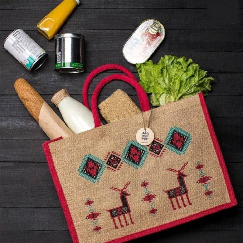 Grocery Waterproof Storage Bags with Logo Printable Nature Color