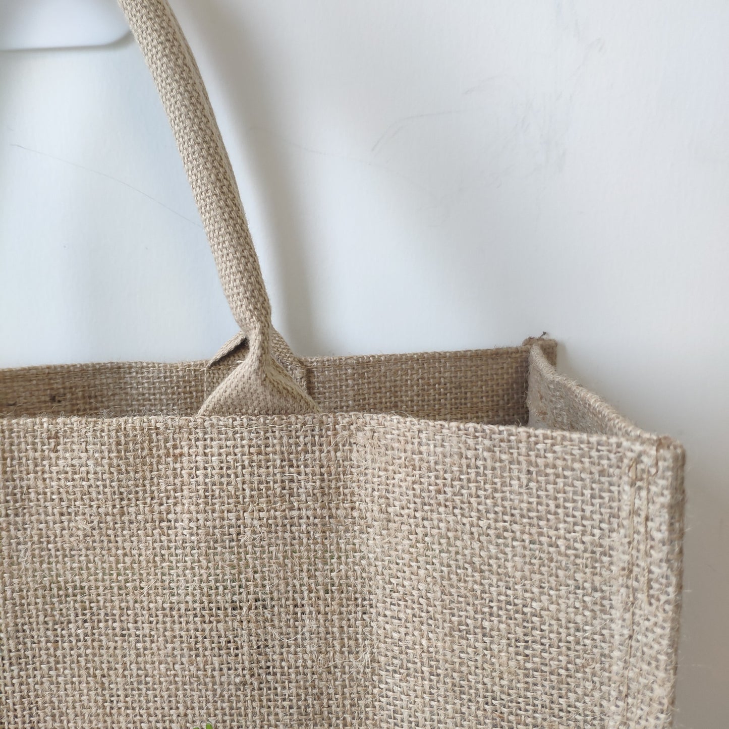 Jute Burlap Pouch Tote Shopping Bags with Handles