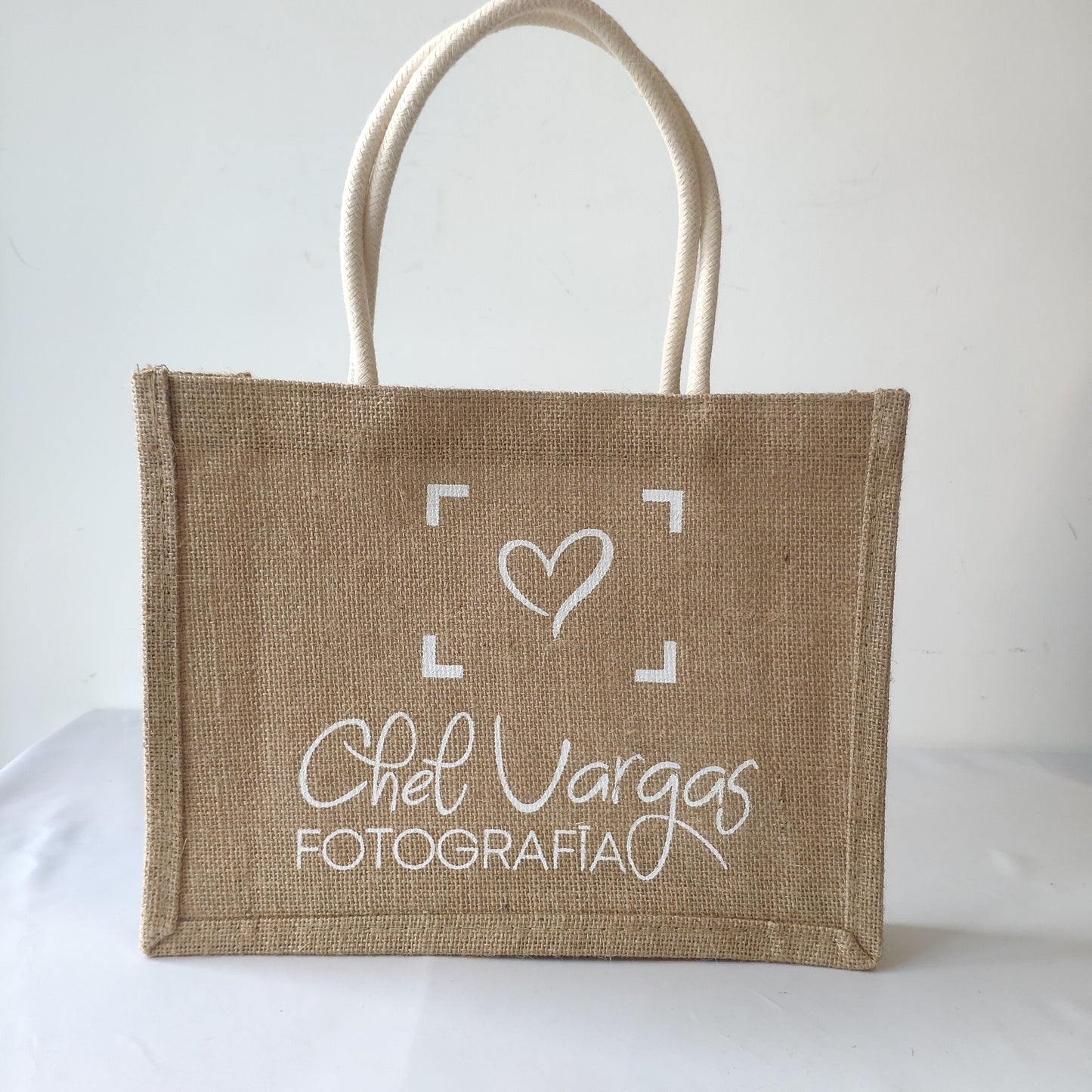 Jute Burlap Pouch Tote Shopping Bags with Handles