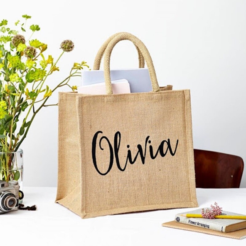 Grocery Waterproof Storage Bags with Logo Printable Nature Color