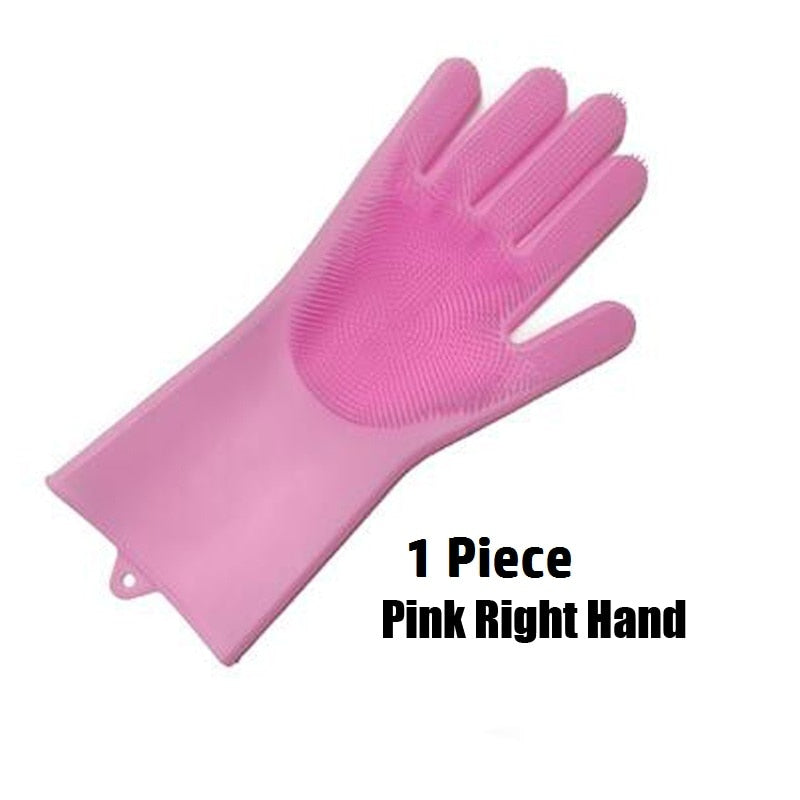 Magic Silicone Rubber Dish Washing Reusable Heat Resistant