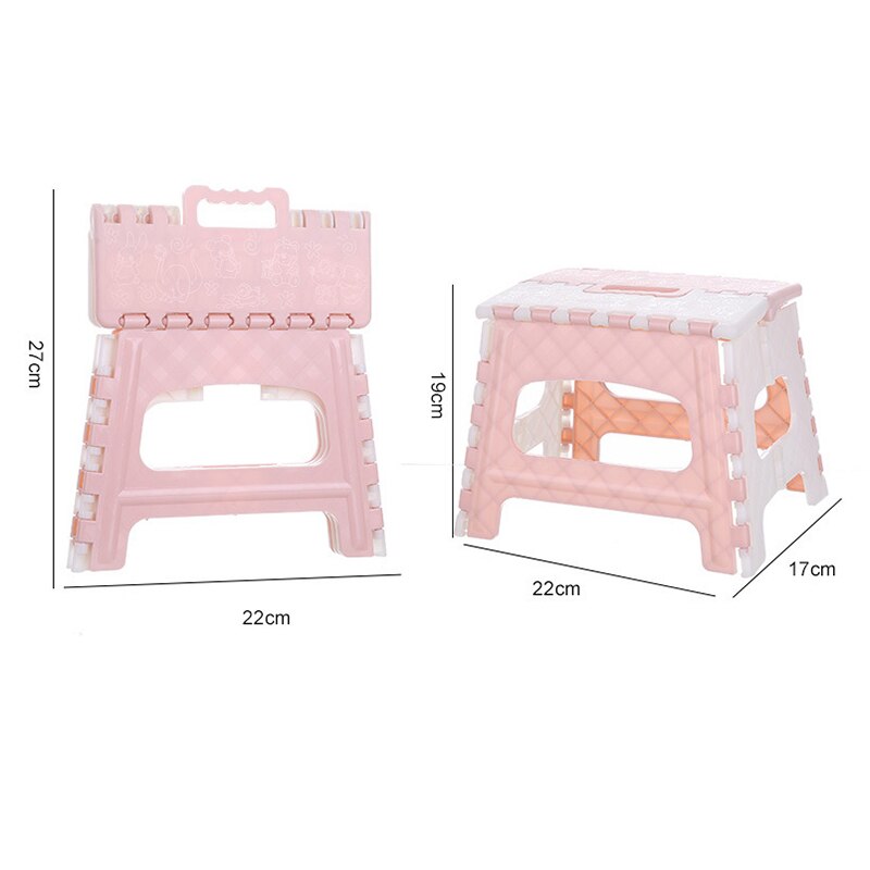 Plastic Folding Stool Outdoor Hiking Fishing Foldable Stool