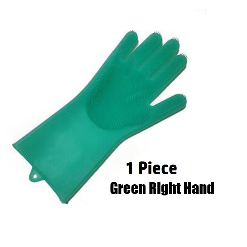 Magic Silicone Rubber Dish Washing Reusable Heat Resistant