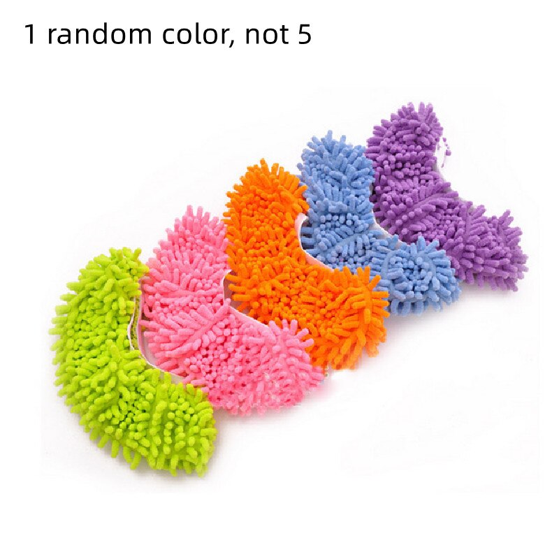 Microfiber Chenille Floor Dust Slippers