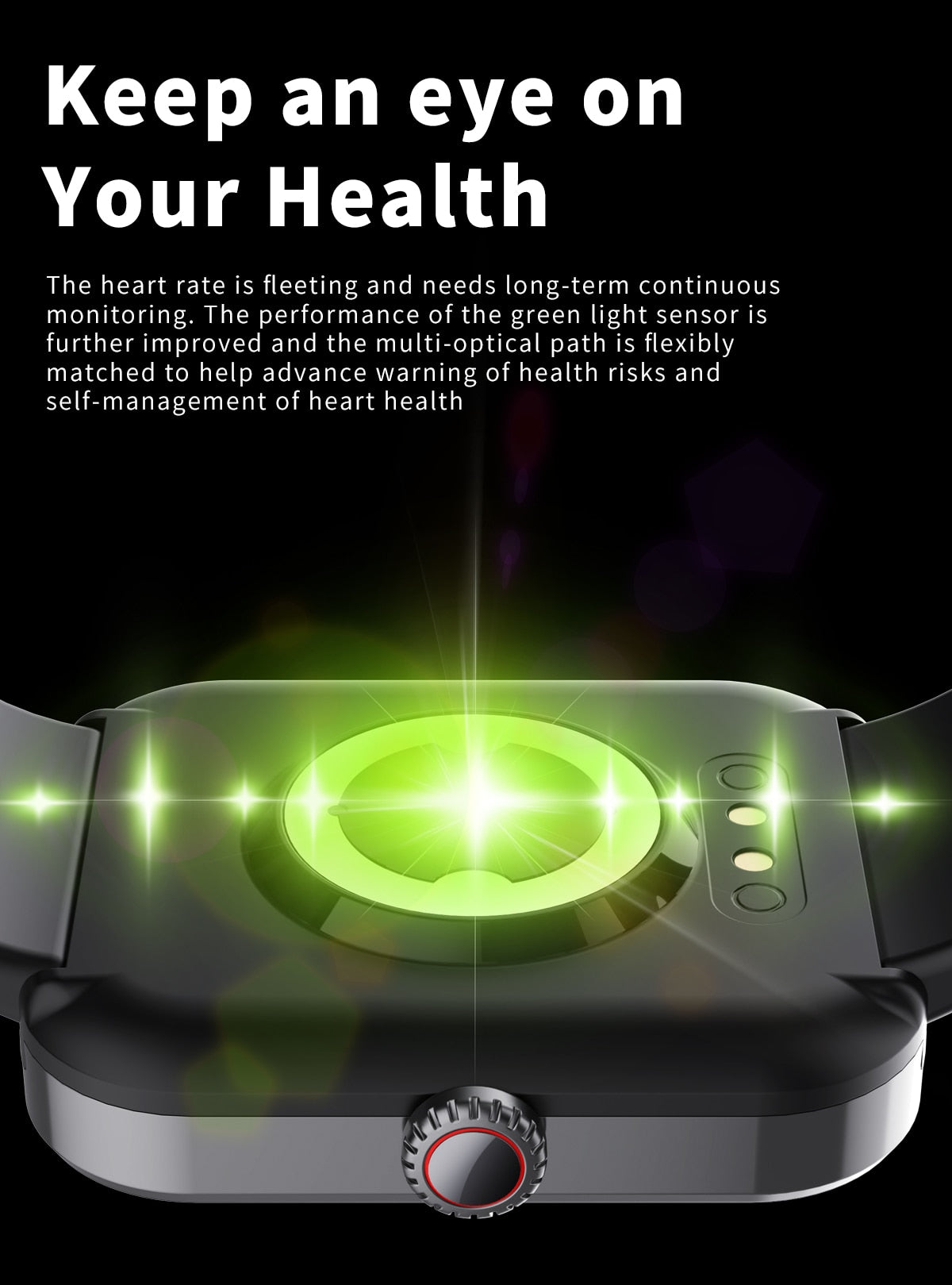 Smart Watch Blood Glucose, Body Temperature, Heart Rate