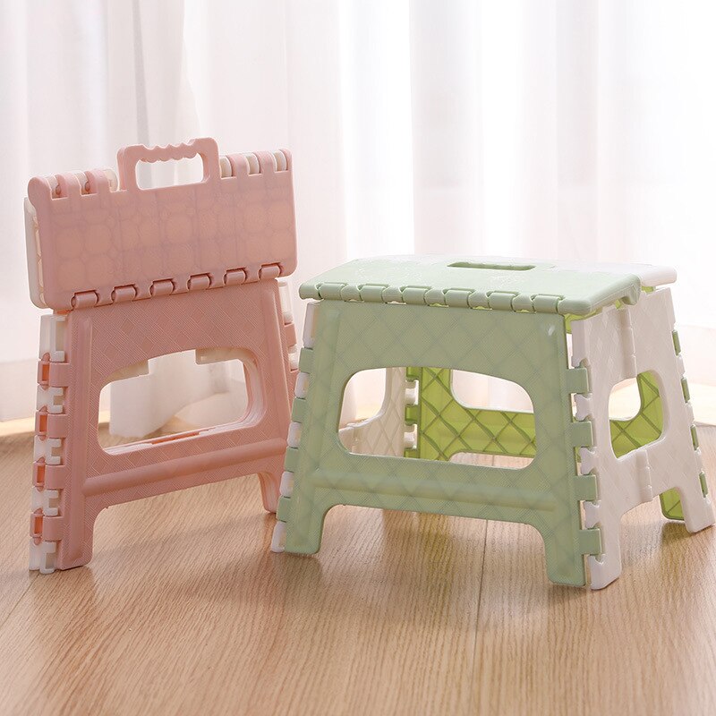 Plastic Folding Stool Outdoor Hiking Fishing Foldable Stool