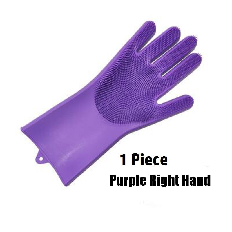 Magic Silicone Rubber Dish Washing Reusable Heat Resistant