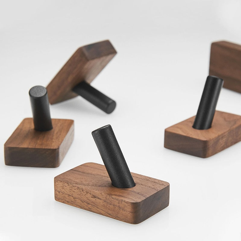 Self-adhesive Solid Wooden Hook