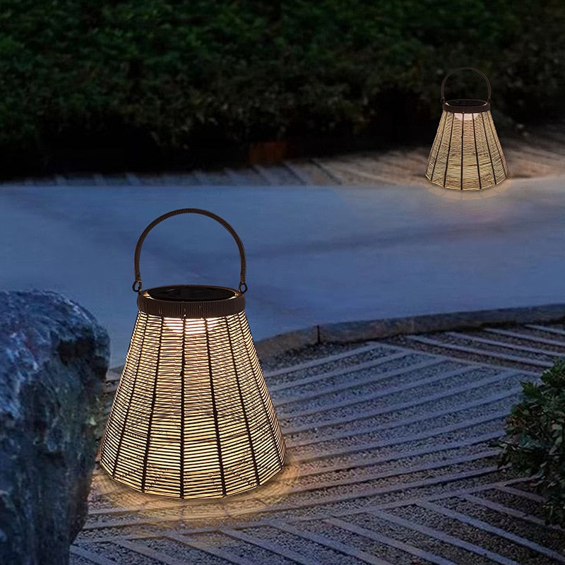 Solar camping lamp LED lantern portable