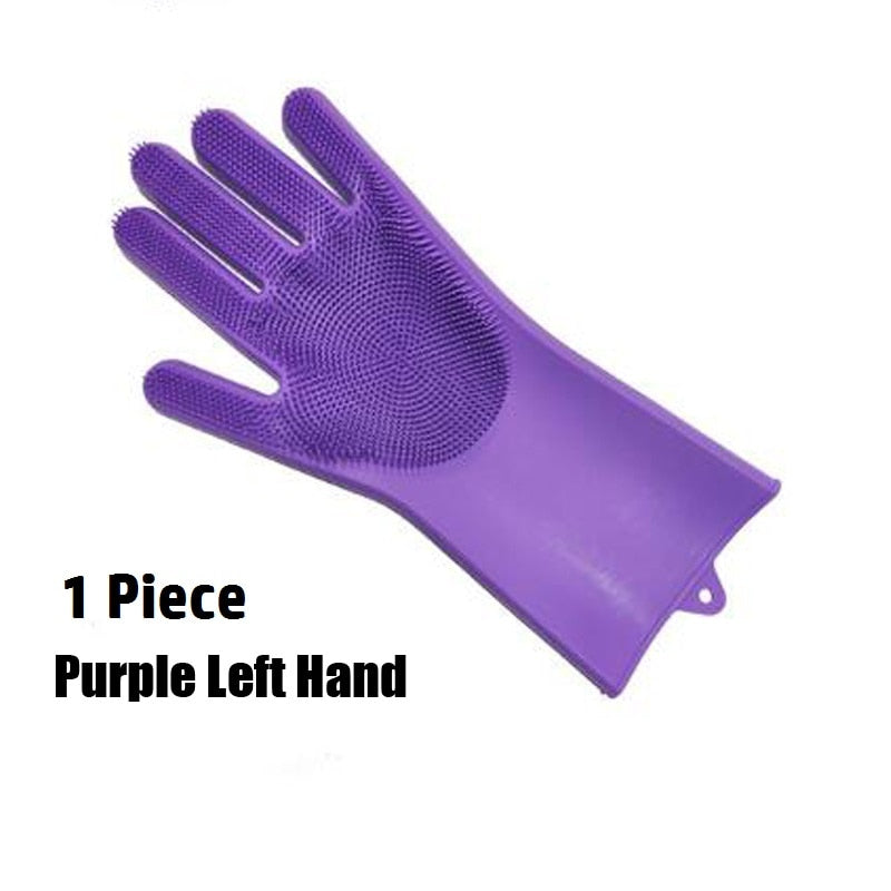 Magic Silicone Rubber Dish Washing Reusable Heat Resistant