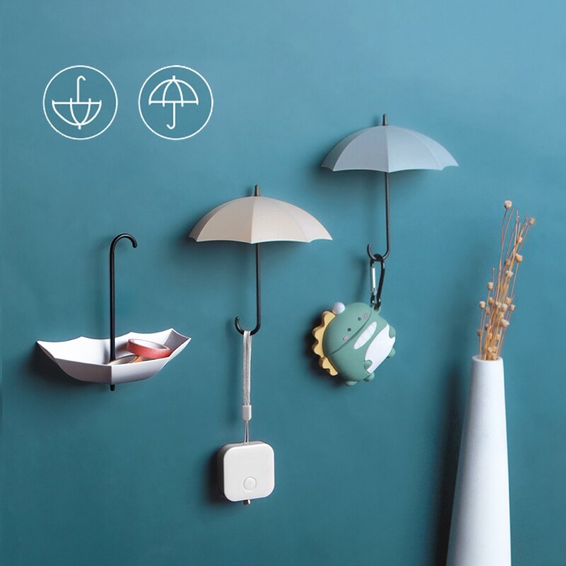 Sticky Hooks Creative Umbrella Shaped Hook