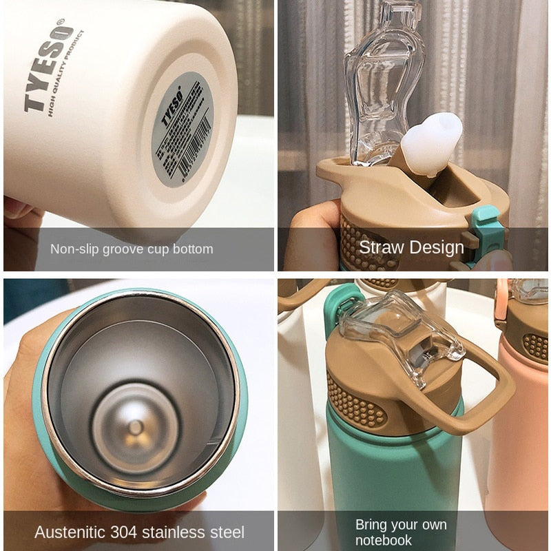 Water Bottle with Stainless Steel for Outdoor Sports