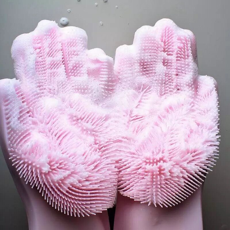Silicone Cleaning Gloves Multifunction
