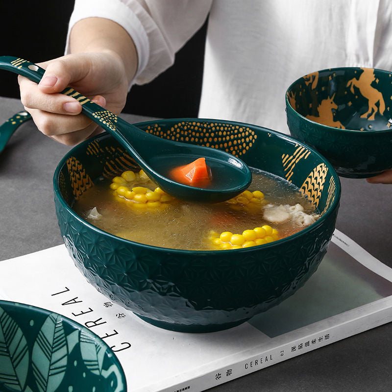 large bowl microwave oven tableware
