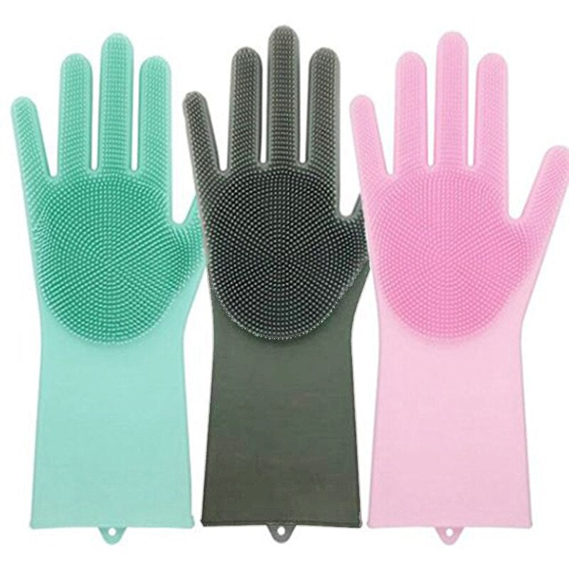 Silicone Cleaning Gloves Multifunction