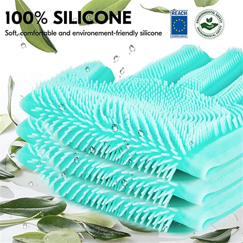 Magic Silicone Rubber Dish Washing Reusable Heat Resistant