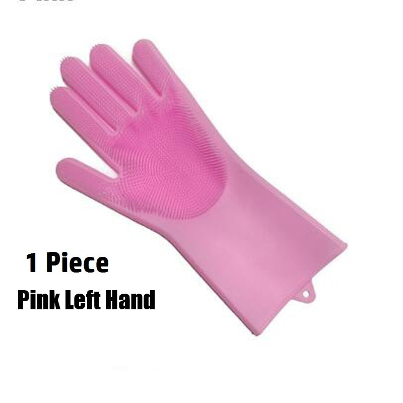 Magic Silicone Rubber Dish Washing Reusable Heat Resistant