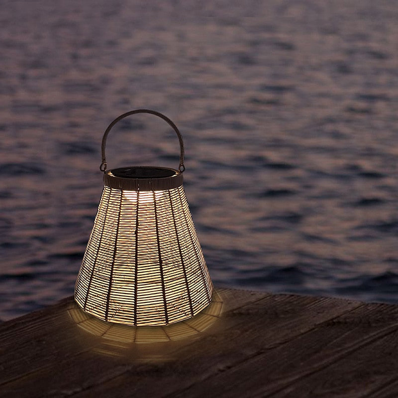 Solar camping lamp LED lantern portable