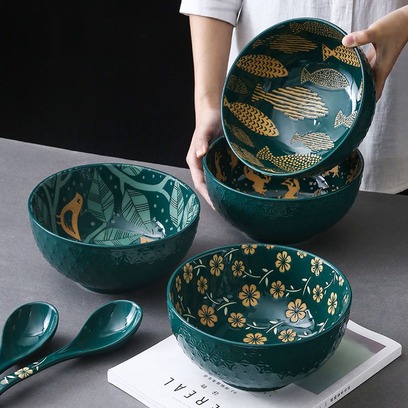 large bowl microwave oven tableware
