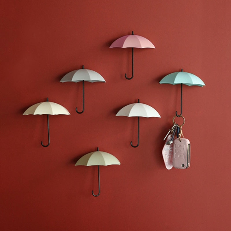 Sticky Hooks Creative Umbrella Shaped Hook