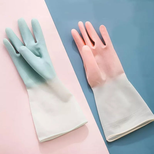 Dish Washing Sponge Rubber Gloves Cleaning Tools