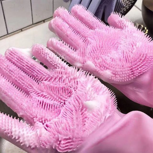 Silicone Cleaning Gloves Multifunction